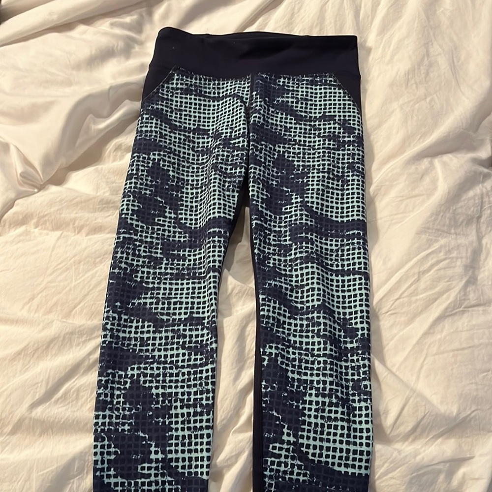 Blue Under armour running tights
